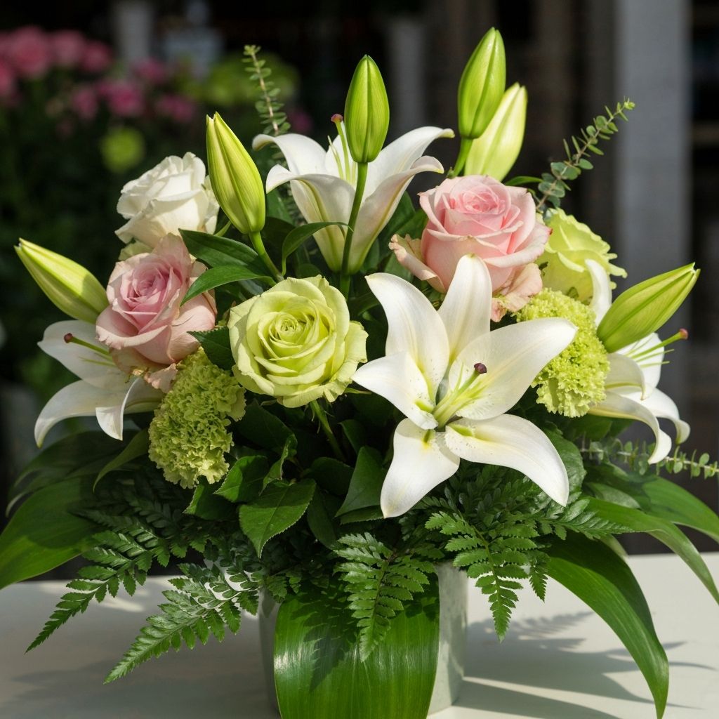 Arranjo floral elegante